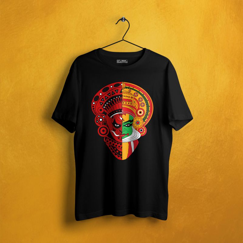 Theyyam Tshirt - Kathakali Theyyam Fusion - Women&