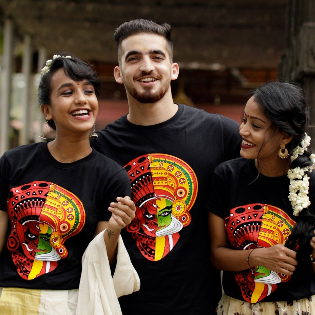 Theyyam Tshirt - Kathakali Theyyam Fusion - Women&