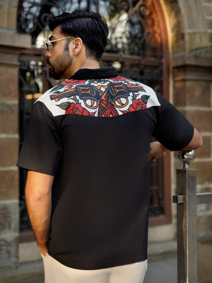 Tiger Embroidered - Men Shirt | Mydesignation