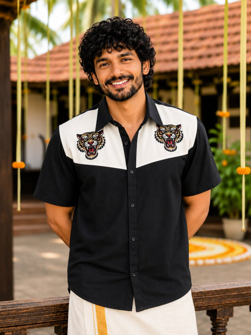 Tiger Embroidered - Shirt | MyDesignation