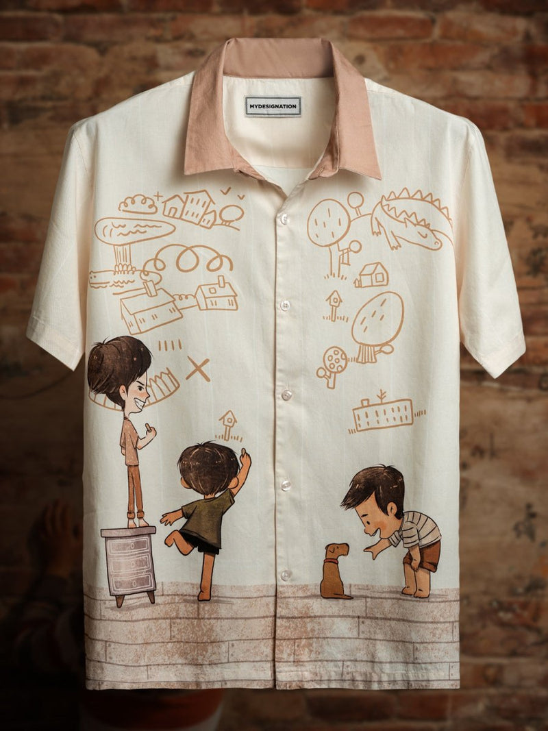 Timeless Scribble Shirt - Men Shirt | Mydesignation