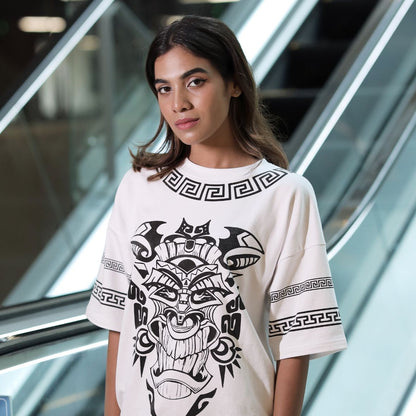 Tribal - Women Oversized T-shirt | Mydesignation