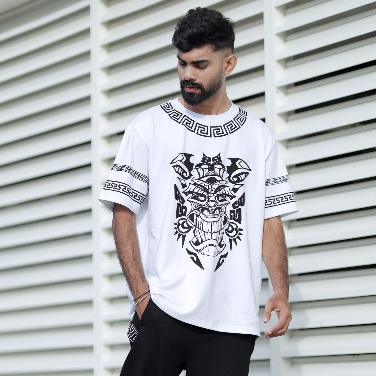 Tribal - Men Oversized T-shirt | Mydesignation
