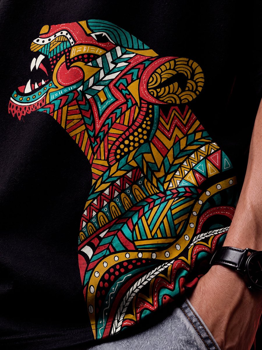 Tribal Leopard - Oversized T-shirt | MyDesignation