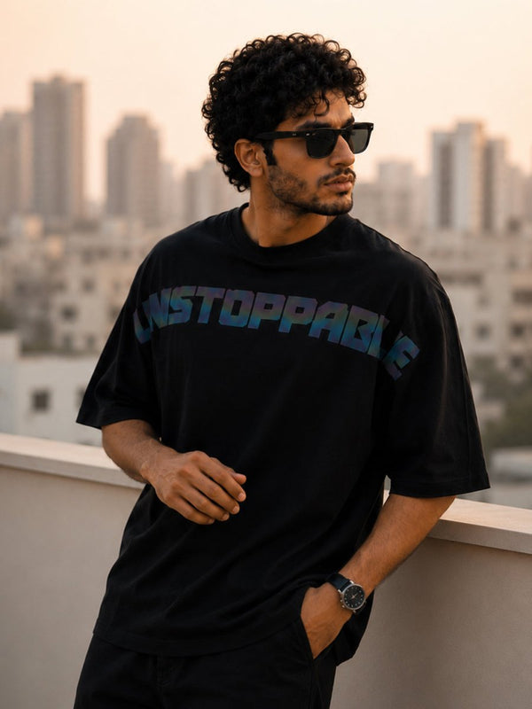 Unstoppable - Reflective Print - Oversized T-shirt | MyDesignation