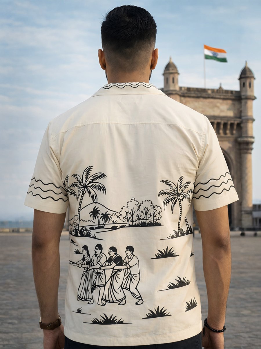 Vadamvali Embroidered | Freedom Collection - Men Shirt | Mydesignation