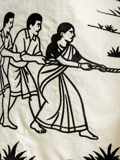 Vadamvali Embroidered - Men Shirt | Mydesignation