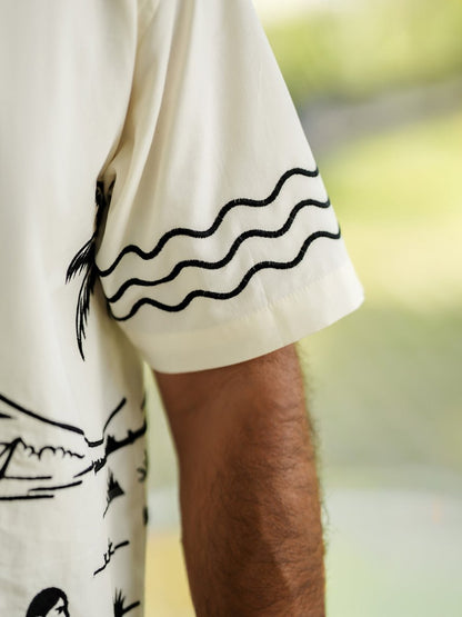 Vadamvali Embroidered - Men Shirt | Mydesignation