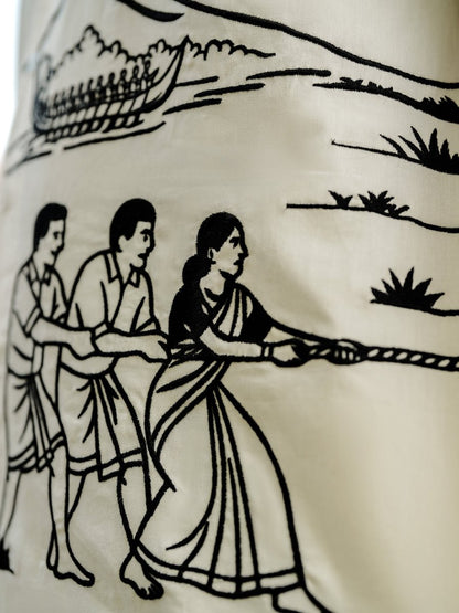 Vadamvali Embroidered - Men Shirt | Mydesignation