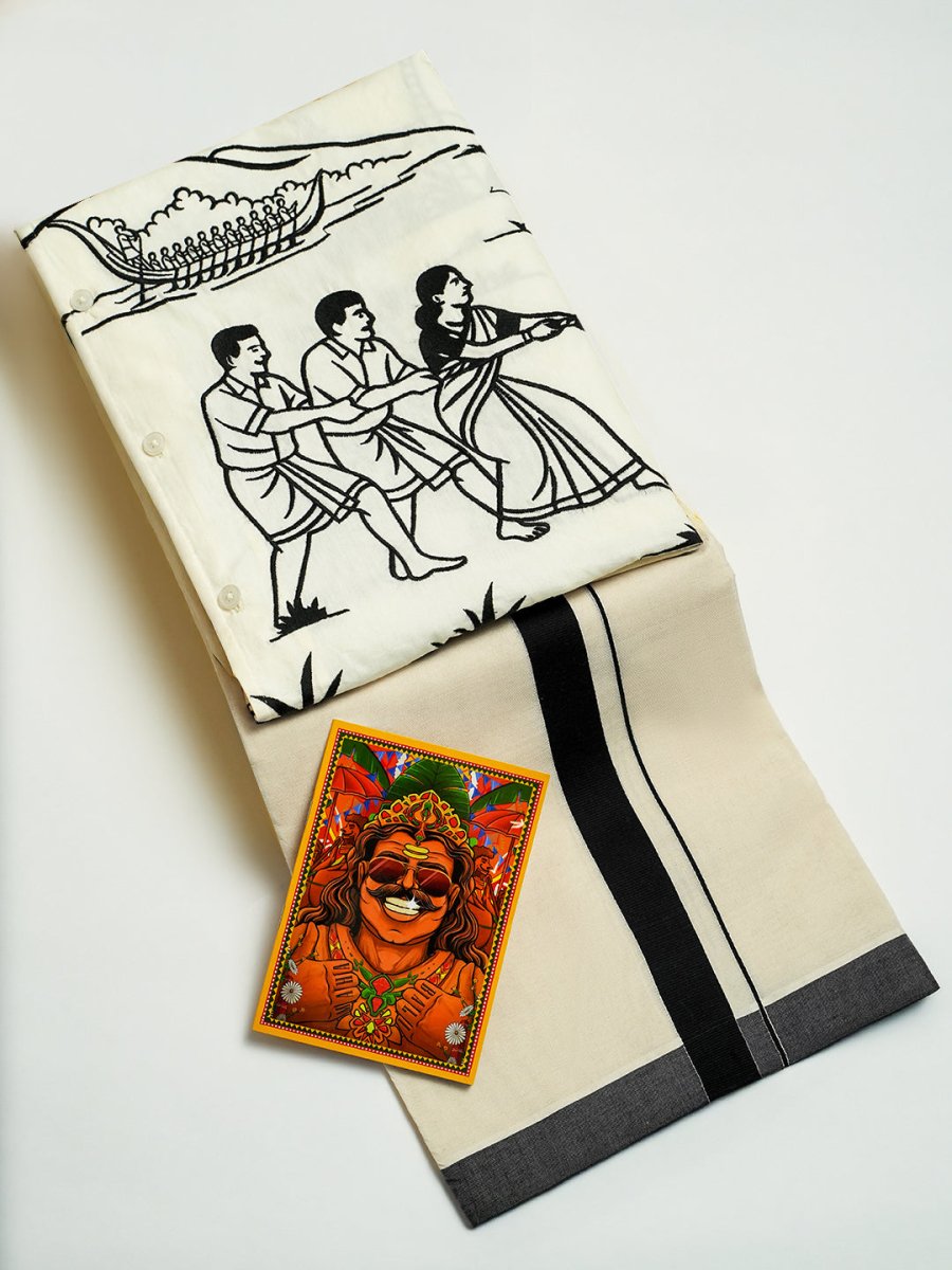Vadamvali Shirt Combo - Onam Special | Mydesignation