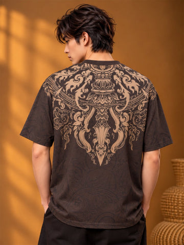 Vajra Embroidered - Oversized T-shirt | MyDesignation