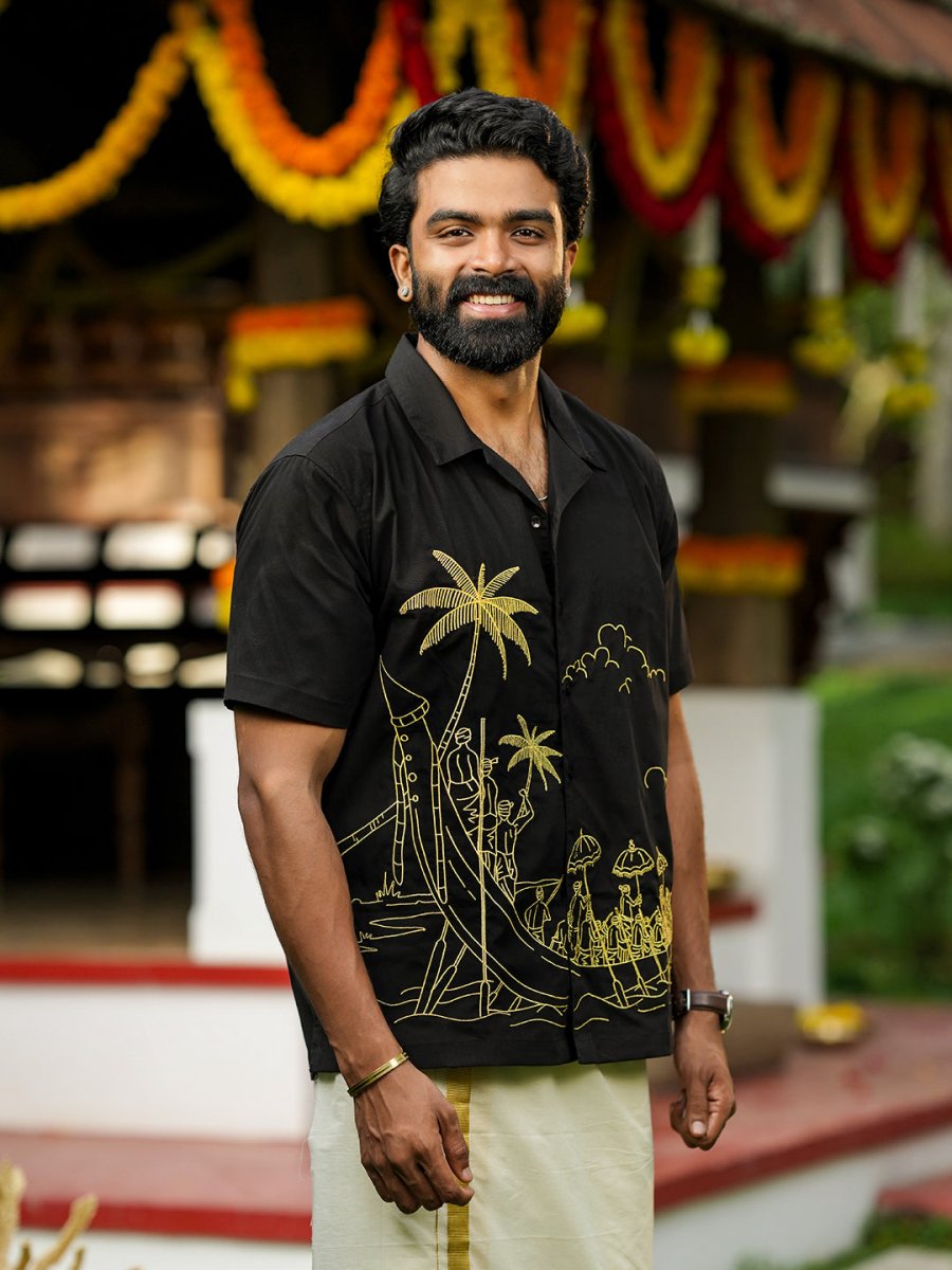 Vallamkali Embroidered Shirt - Shirt | MyDesignation