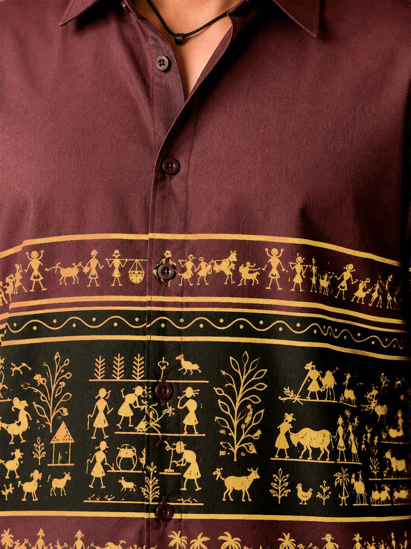 Warli Tales - Shirt | MyDesignation