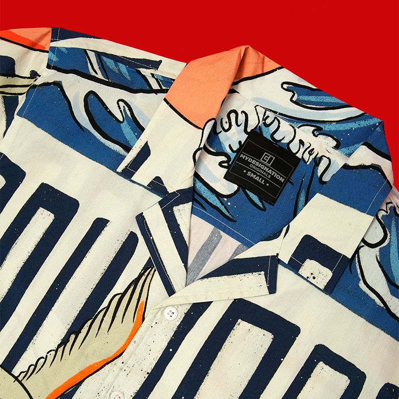 Wave - Men Shirt | Mydesignation