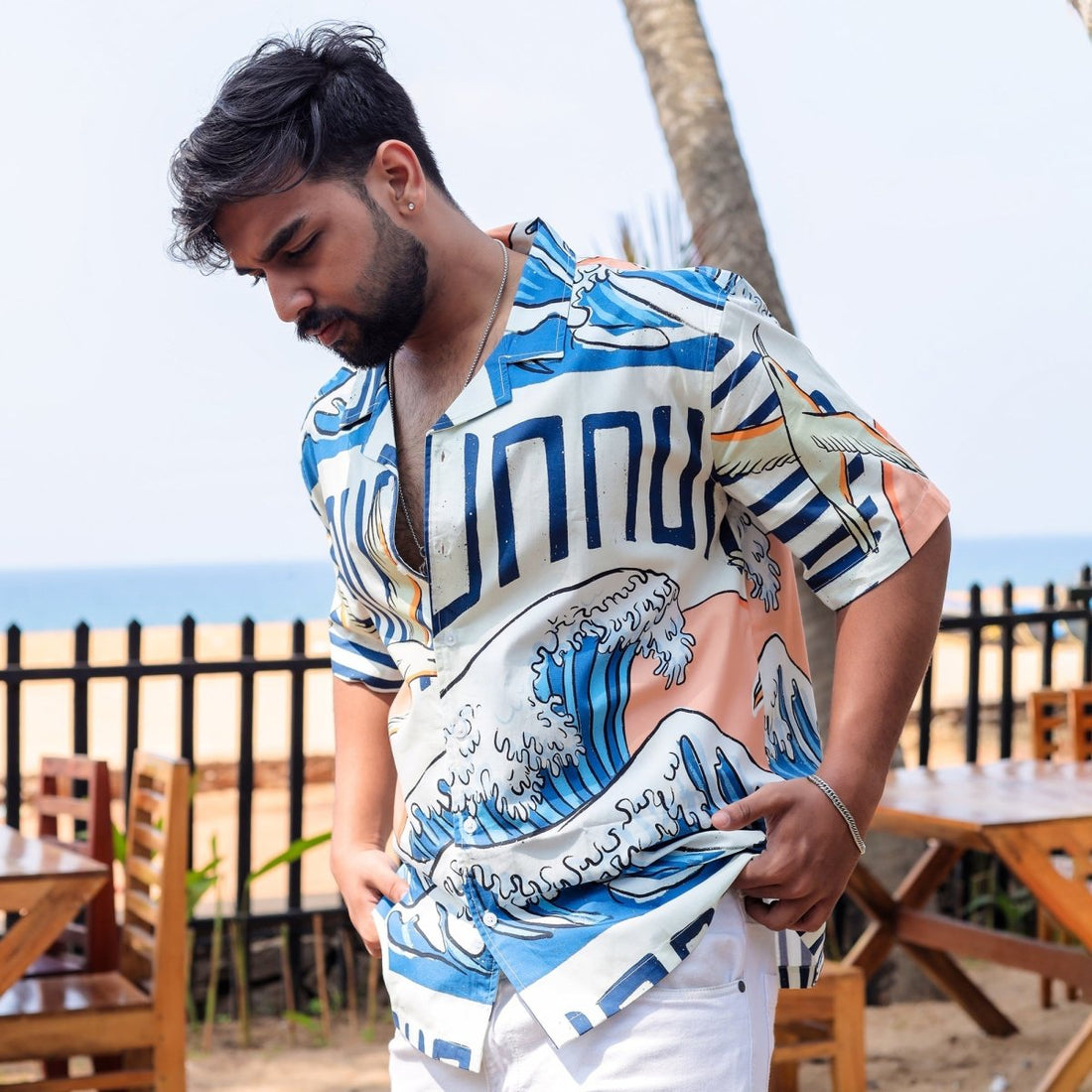 Wave - Men Shirt | Mydesignation