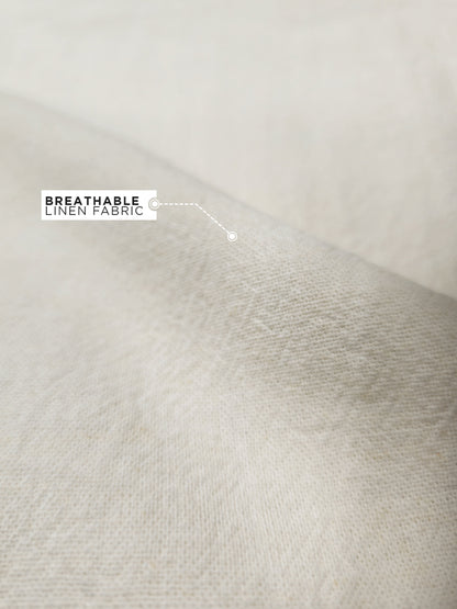 Off White Linen Pant