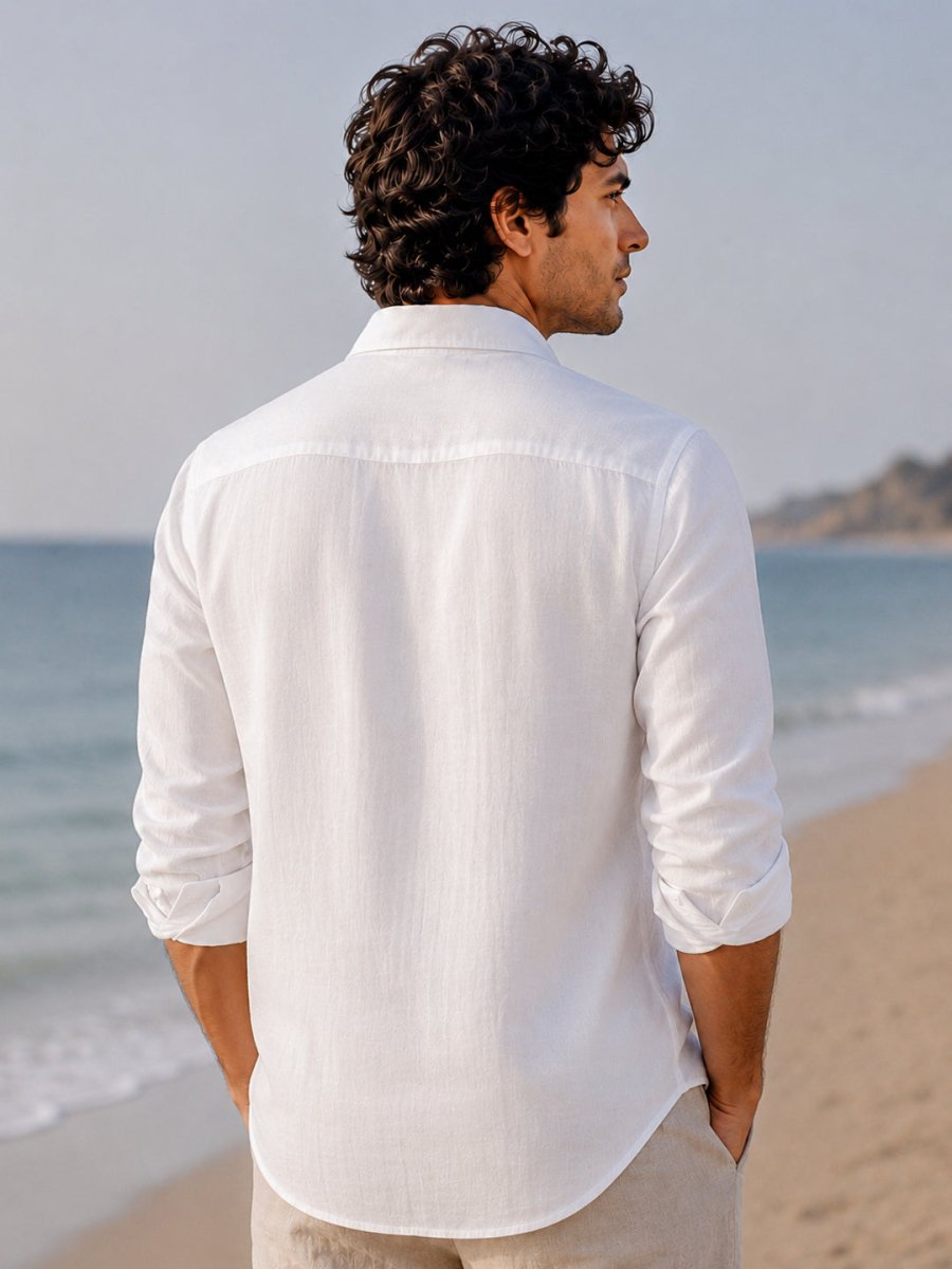 White Linen Shirt - Shirt | MyDesignation