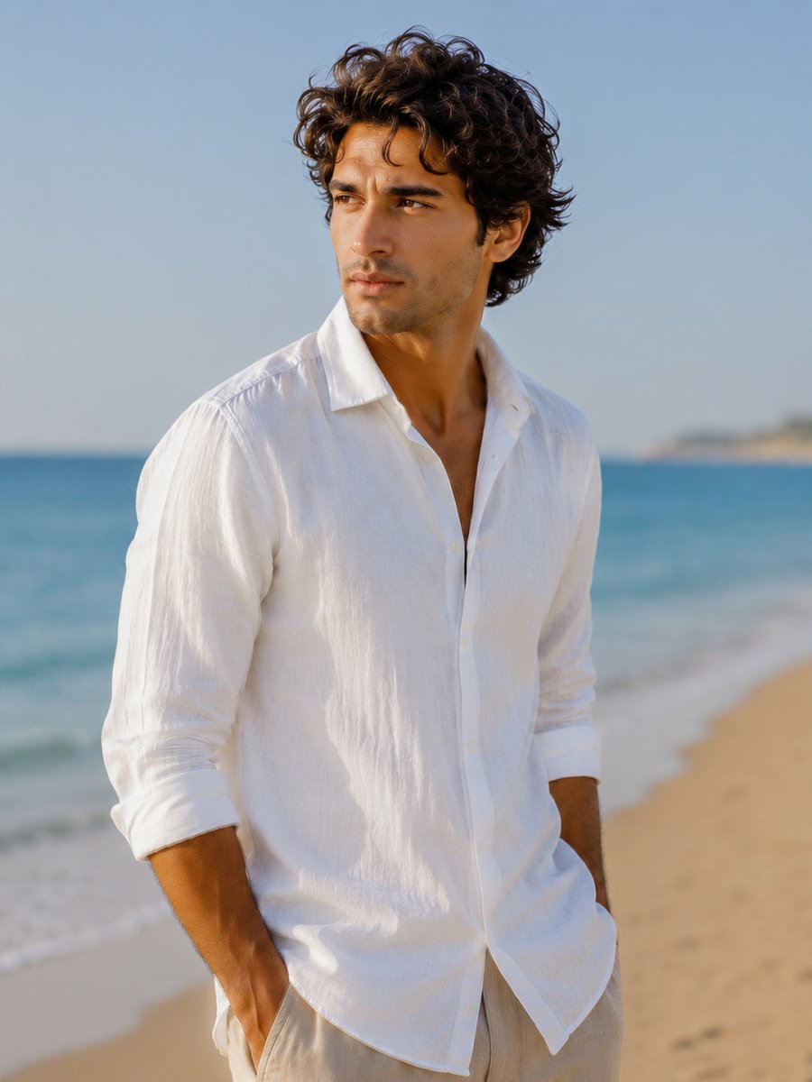White Linen Shirt - Shirt | MyDesignation