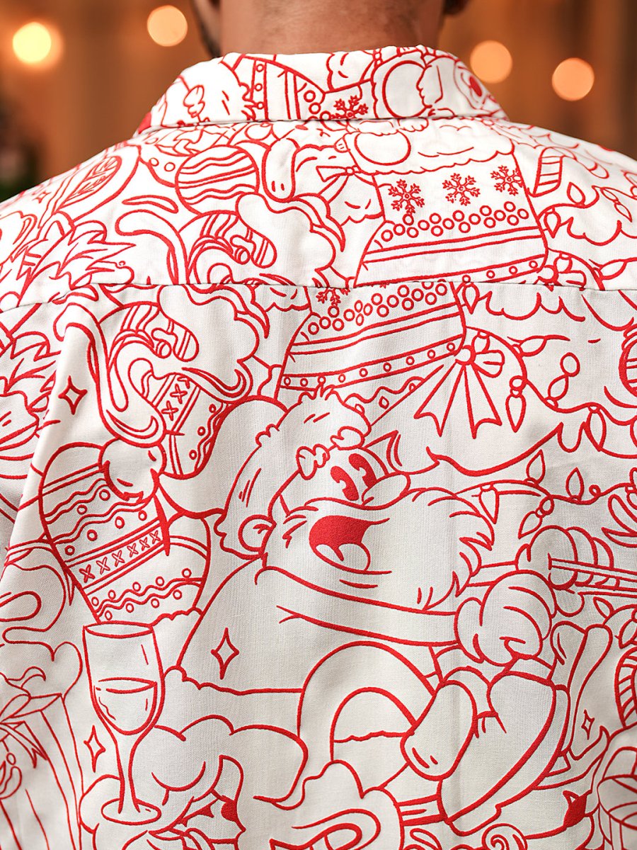 Winter Doodle - Men Shirt | Mydesignation