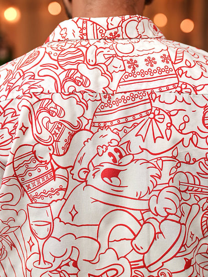 Winter Doodle - Men Shirt | Mydesignation