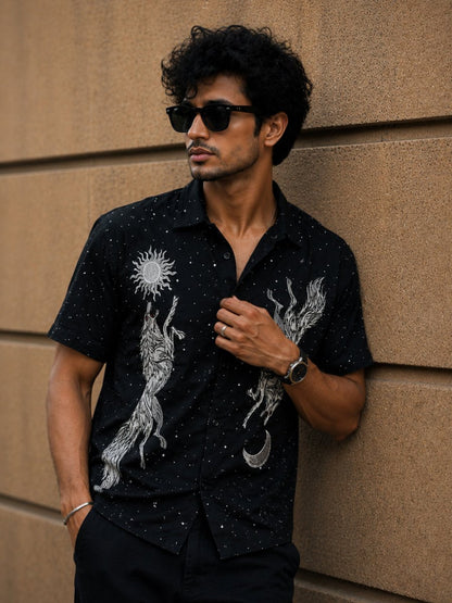 Wolf Embroidered - Shirt | MyDesignation