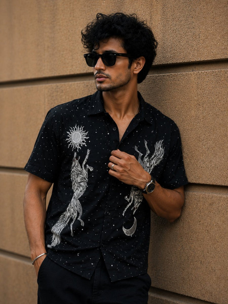 Wolf Embroidered - Shirt | MyDesignation