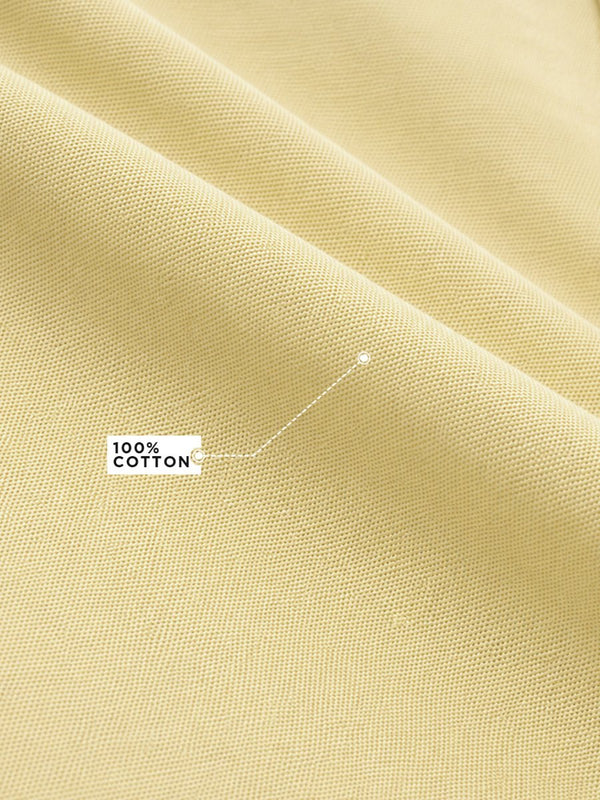 Yellow Cotton Shirt - Shirt | MyDesignation