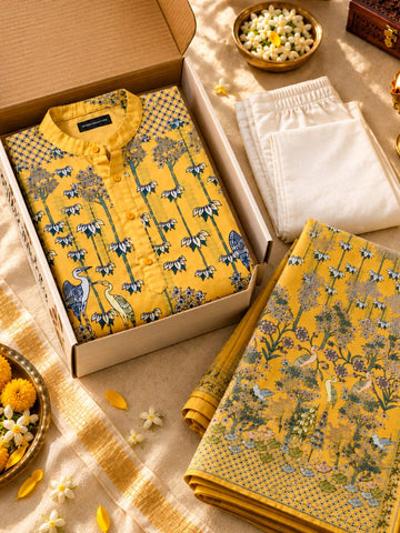 Yellow Floral Couple combo - Couple Combo | MyDesignation